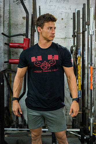 Classic Metroflex Gym T-Shirt Red Logo | Metroflex Gym