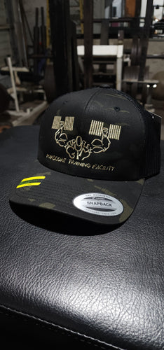 METROFLEX HARDCORE BLACK CAMO TRAINING SNAPBACK