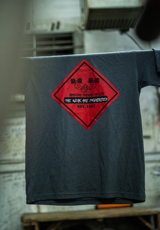 "The Weak are Prohibited" Metroflex Gym T-shirt