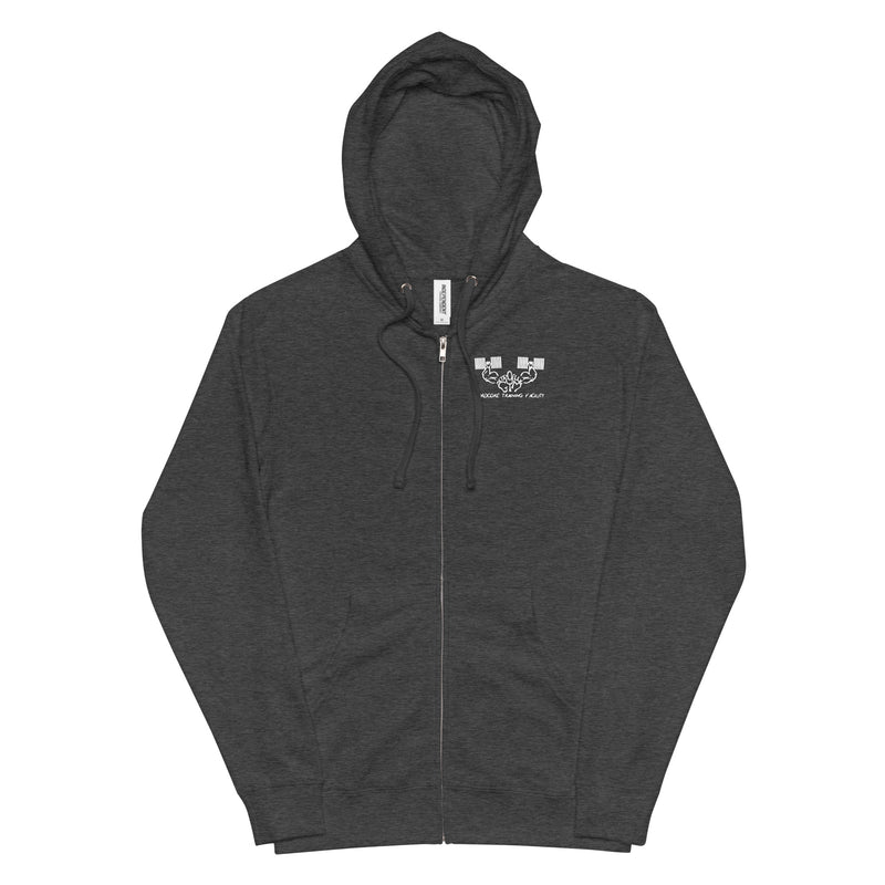 Load image into Gallery viewer, &quot;Squat Bar Goes Here&quot; Zip-Up Hoodie
