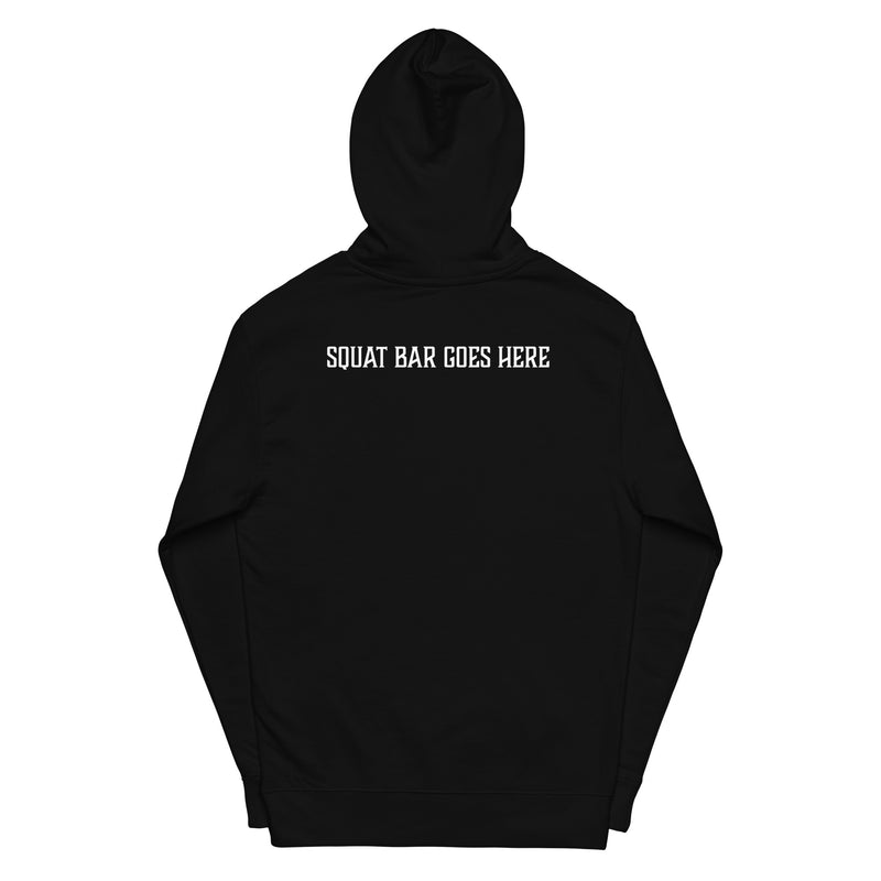Load image into Gallery viewer, &quot;Squat Bar Goes Here&quot; Metroflex Gym Hoodie
