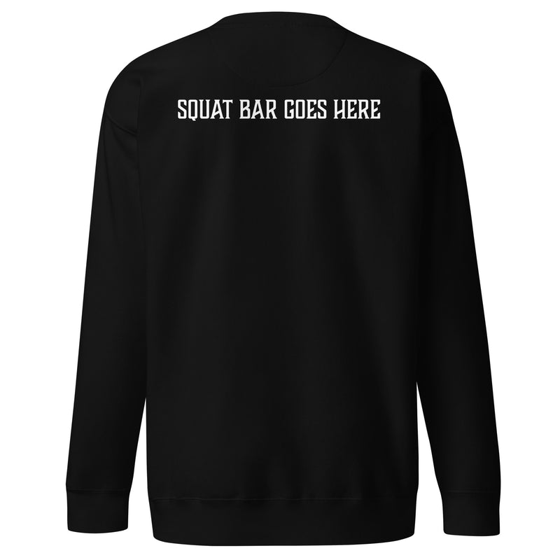 Load image into Gallery viewer, &quot;Squat Bar Goes Here&quot; Metroflex Gym Sweatshirt
