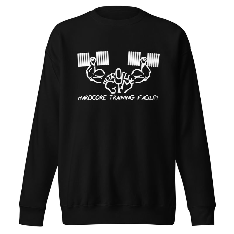 Load image into Gallery viewer, &quot;Squat Bar Goes Here&quot; Metroflex Gym Sweatshirt
