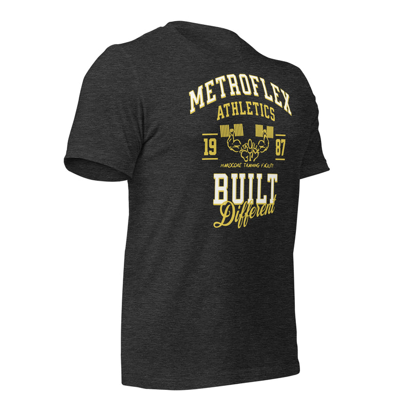 Load image into Gallery viewer, Metroflex Gym Athletics Built Different T-shirt
