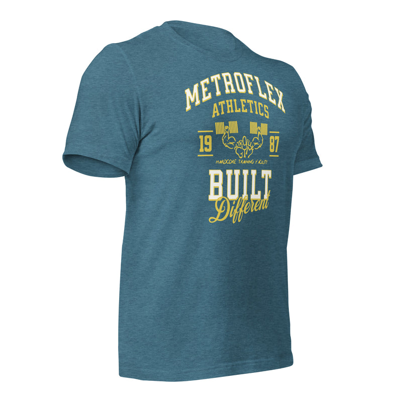 Load image into Gallery viewer, Metroflex Gym Athletics Built Different T-shirt
