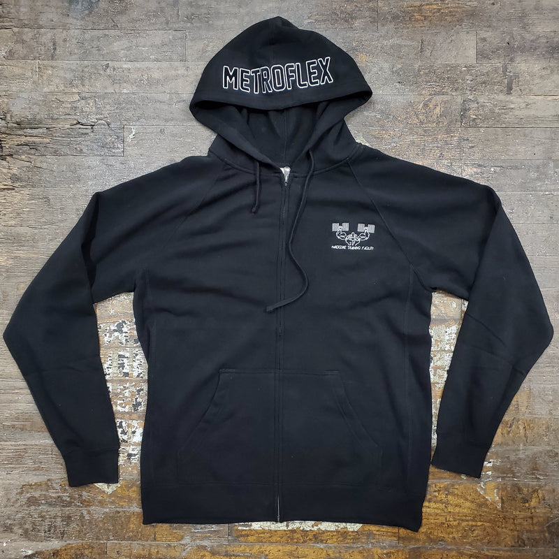 Load image into Gallery viewer, The Metroflex Gym Midweight Classic Zip Up Hoodie | Metroflex Gym
