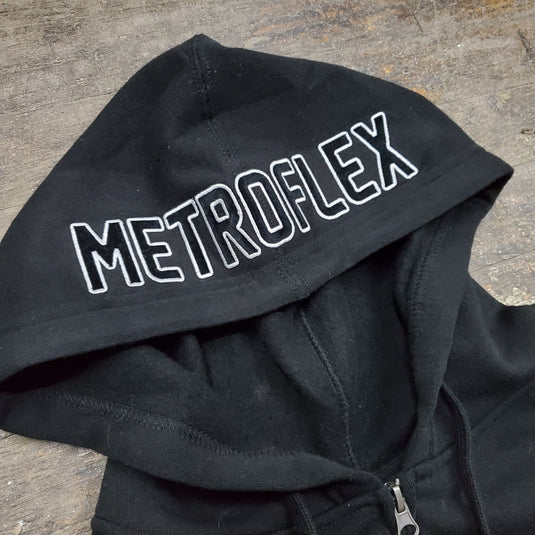 The Metroflex Gym Midweight Classic Zip Up Hoodie | Metroflex Gym