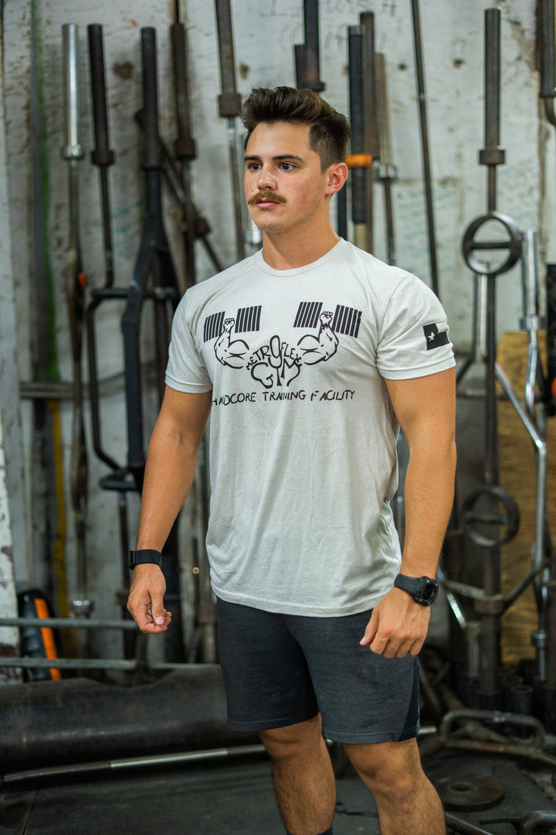 Load image into Gallery viewer, Classic Metroflex Gym T-Shirt | Sand | Metroflex Gym
