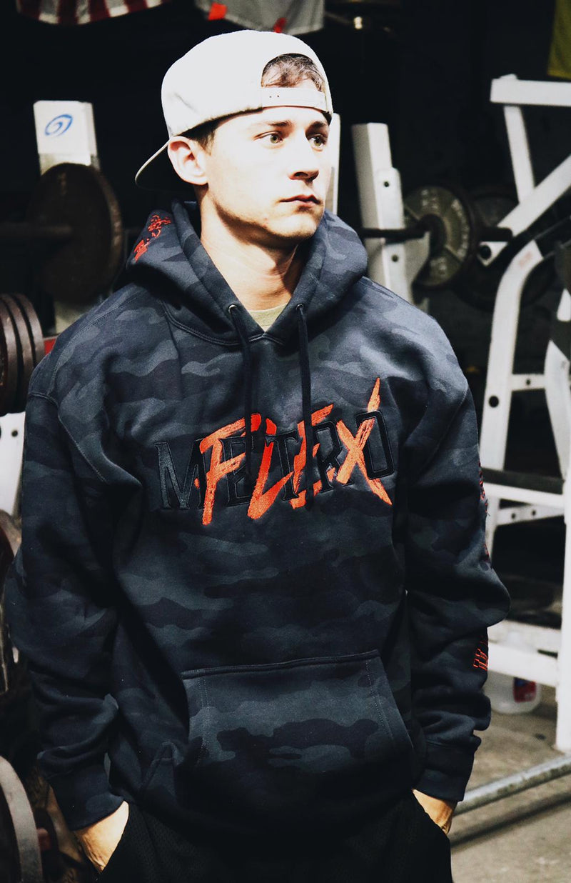 Load image into Gallery viewer, Metroflex Gear Elite Series - Metroflex Gear Elite Camo Hoodie | Black Camo | Metroflex Gym
