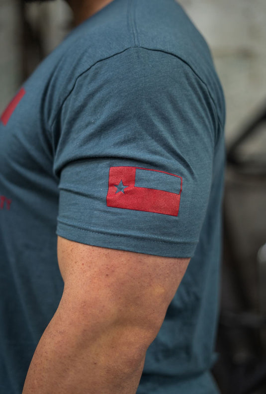 Classic Metroflex Gym T-Shirt Red Logo