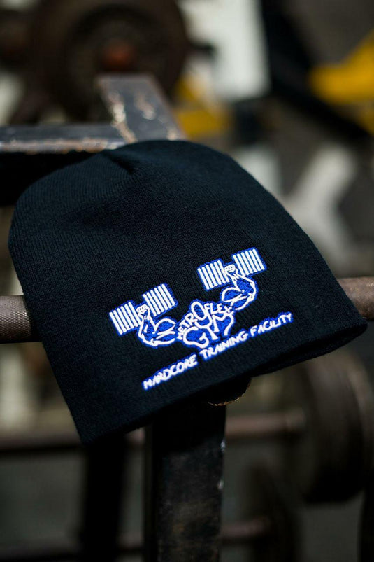 Metroflex Gym Hardcore Training Facility Beanie | Blue | Metroflex Gym